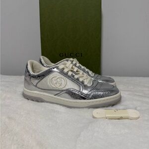 Gucci Women's Silver Sneakers
